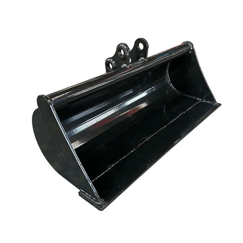 32" Toothless Bucket For 1-2ton Mini Excavators | 12EX-WD32B