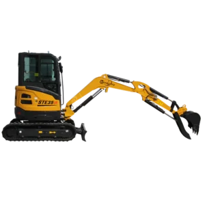 2.8 Ton, Yanmar Diesel Engine Mini Excavator w/ Hydraulic Thumb | CFG-STE35SR