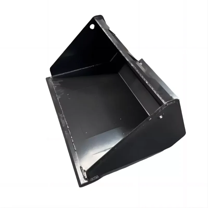 AGT 32" Bucket Without Teeth for Mini Skid Steer Toothless Bucket | M-BK32