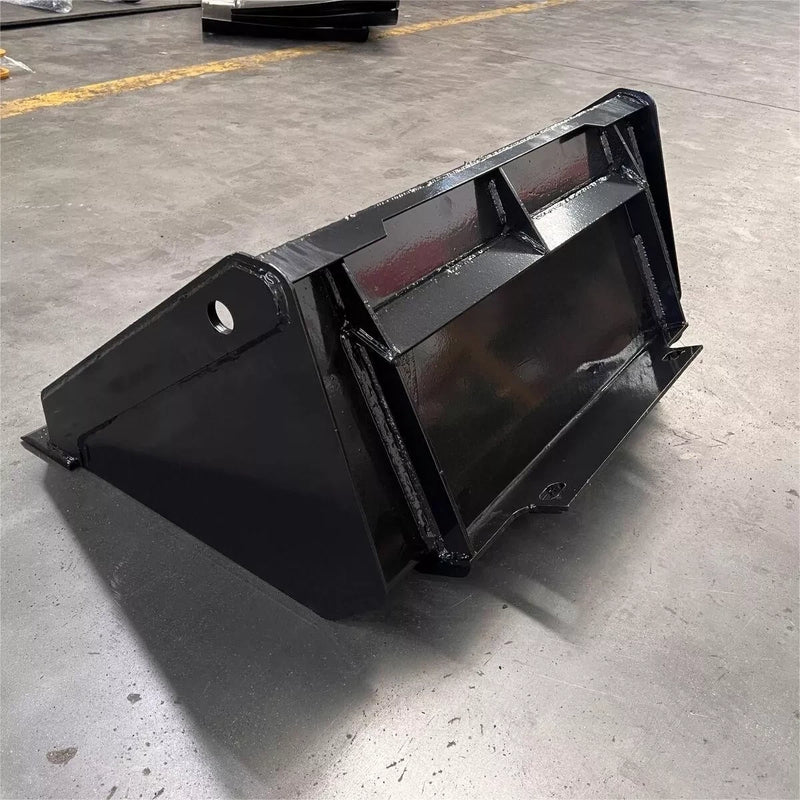 AGT 32" Bucket Without Teeth for Mini Skid Steer Toothless Bucket | M-BK32