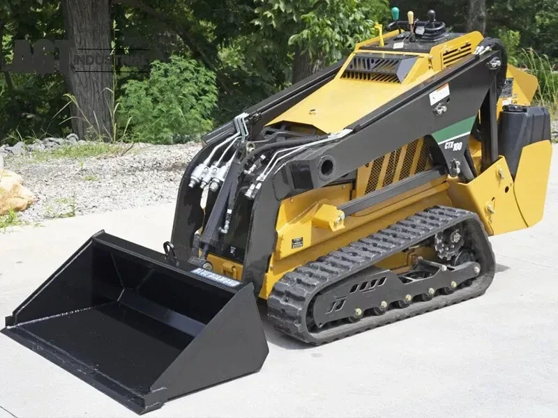 AGT 32" Bucket Without Teeth for Mini Skid Steer Toothless Bucket | M-BK32