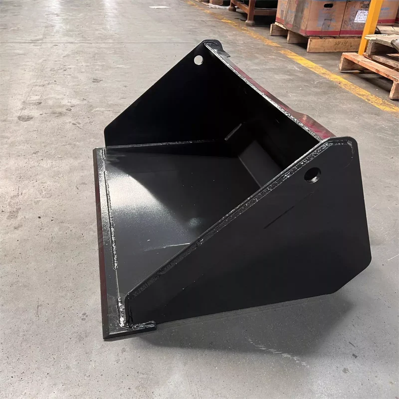 AGT 32" Bucket Without Teeth for Mini Skid Steer Toothless Bucket | M-BK32