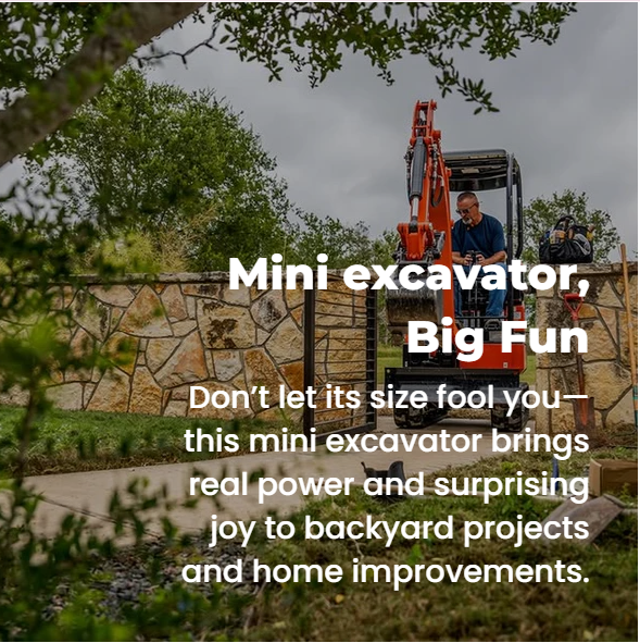 Brand new mini excavator for sale near me