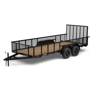 Carry-On Trailer 7 x 16ft. Tandem Axle Mesh High Sides Utility Trailer